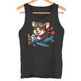 Corgi Pilota Cane Aviatore Divertente Canotta