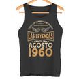 Cumpleaños Hombre Regalos Las Leyendas Agosto 1960 Camiseta sin mangas