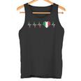 Cuore Italiano I Love Italy Bandiera Patriottica Regalo Canotta