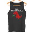 Cute & I Am Unstoppable T-Rex Dinosaur Canotta