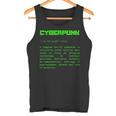 Cyberpunk Word Definition Cyberpunk Camiseta sin mangas