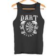 Dart Sport Skull Dartboard Player Dart Tank Top