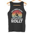 Das Leben Rockt Wenn Dein Zuhause Rollen Wheelchair Saying S Tank Top