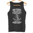 Der Devil Sah Mich Mit Gesenktem Haupt Bis Ich Amen Sagte Tank Top