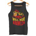 Der Tut Nix Der Will Nur Brawlen Spielenideo Games Tank Top