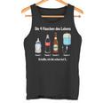 Die 4 Flaschen Des Leben Party Tank Top