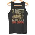 Die Rohrpost Klingelt Nur Einmal Deutsche Tiger Tank Tank Top