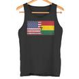 Donna Bandiere Usa Ghana Stati Uniti D'america Ghana Con Collo A Canotta