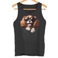 Donna Pocket Cavalier King Charles Spaniel Regalo Per Amanti Dei Cani Con Collo A Canotta