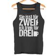 Du Isst Für Zwei Ich Trink Für Drei Schwangerschaft You Eat Tank Top