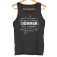 Dümmer Meine Hauptstadt Tank Top