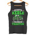 Echte Kerle Fahren Tractor Real Soccer Bunch Tank Top