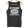 Edizione Limitata 20 2003 Settembre Anni 20 Compleanno 2003 Canotta