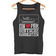 Ein Herz Für Deutsche Rraukwaren Tank Driver Military Tank Top