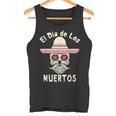 El Dia De Los Muertos Day Of The Dead Skull Cappello Messicano Da Uomo Canotta