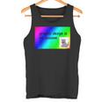 El Diseño Gráfico Es Mi Pasión Arco Iris Comic Sans Camiseta sin mangas