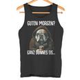 English Bulldog Quote Guten Morgen Ganz Dünnes Eis Tank Top