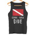 Scuba Diving Diver Flag Scuba Crawl Walk Canotta