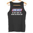 With ‘Gaming Du Bist Nicht Du Wenn Du Offline Bist’ Print Tank Top