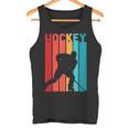 Giocatore Di Hockey Su Ghiaccio Colorato Hockey Lover Retrò Canotta