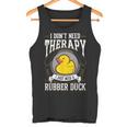 Gummiente Therapie Quietscheente Badeente Gummienten Tank Top