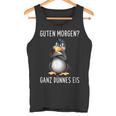 Guten Morgen Ganz Dünnes Eis Morgenmuffel Penguin Half Sleeve Tank Top