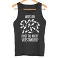 Was Hast Du Nichterstanden Tanzenschritte Tanzen Tänzer Tank Top