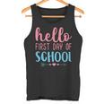 Hello First Day Of School Back To School Regali Canotta