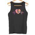 Herzschlag Ekg Turnen Turnerin Gymnastics Tank Top