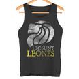 Hic Sunt Leones Con Scritta There Be Lions Here Canotta