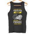 Ich Bin Ein Einfacher Mann Ich Mag Panzer Und Bier Tank Top