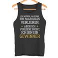 Ich Bin Ein Winner Diet Lose Weight Nutrition Tank Top