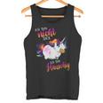 Ich Bin Nicht Dick Sondern Fluffy Thick Unicorn Tank Top