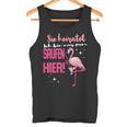 Ich Bin Nur Zum Saufen Hier I'm Just For The Saufen Her Tank Top