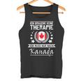 Ich Brauche Keine Therapie Ich Muss Nur Nach Kanada I Need Tank Top