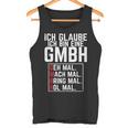 Ich Glaubbe Ich Bin Eine Gmbh Ich Be A Gmbh S Tank Top