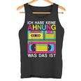 Ich Habe Keine Ahnung Was Das Ist 80S 90S Party Costume Tank Top