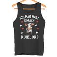 Ich Mag Halt Einfach Kühe Farmer Cow Tank Top