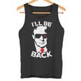 I'll Be Back Trump 2024 Divertente Trump Sostenitore Canotta