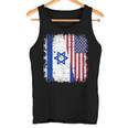 Israel Usa Flag Tank Top