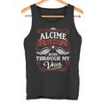 It's A Alcime Thing You Wouldn't Understand Alcime Last Name Blood Run Through My Veins Tank Top