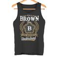 It's A Brown Thing You Wouldn't Understand Personalized Last Name Brown Family Crest Coat Of Arm Tank Top
