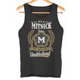 It's A Mitnick Thing You Wouldn't Understand Personalized Last Name Mitnick Family Crest Coat Of Arm Tank Top