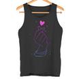 K-Pop Finger Heart Saranghae For Fans Of Korean Music Tank Top