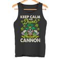 Keep Calm And Drink Like A Keep Calm And Letcannon Handle It Tank Top