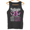 Kollegin Jahre Im Dienst 25 Jahriges Service Anniversary German Lang S Tank Top