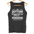 La Leggendaa In Pensione Uomo Laurea Dottore Pensionato Canotta