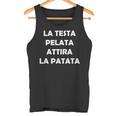 La Testa Pelata Attira La Patata Calvo Pelato Rasato Canotta
