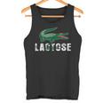 Lactose Con Scritta Intolerant Coccodrillo Canotta