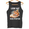 Liebe Hatier Pfoten Eichhörnchen Eichhörnchen-Fan Eichhorn Tank Top